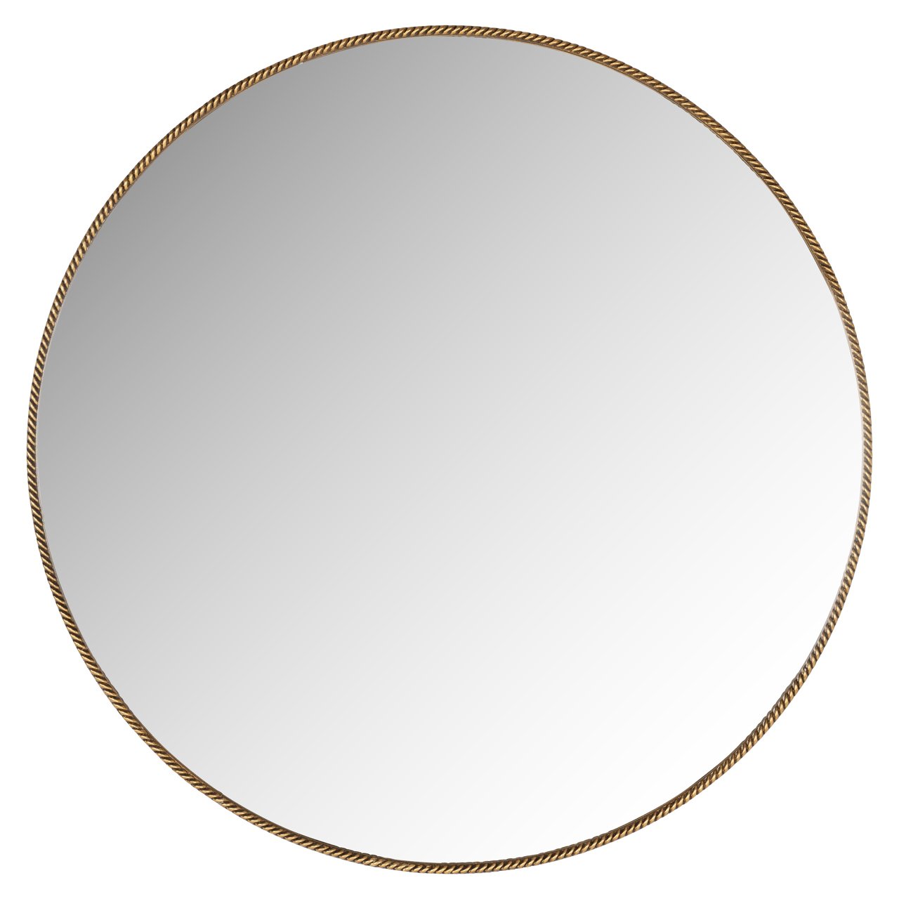 Oglindă Rotundă Lavinia Gold 90 Cm | Design Elegant