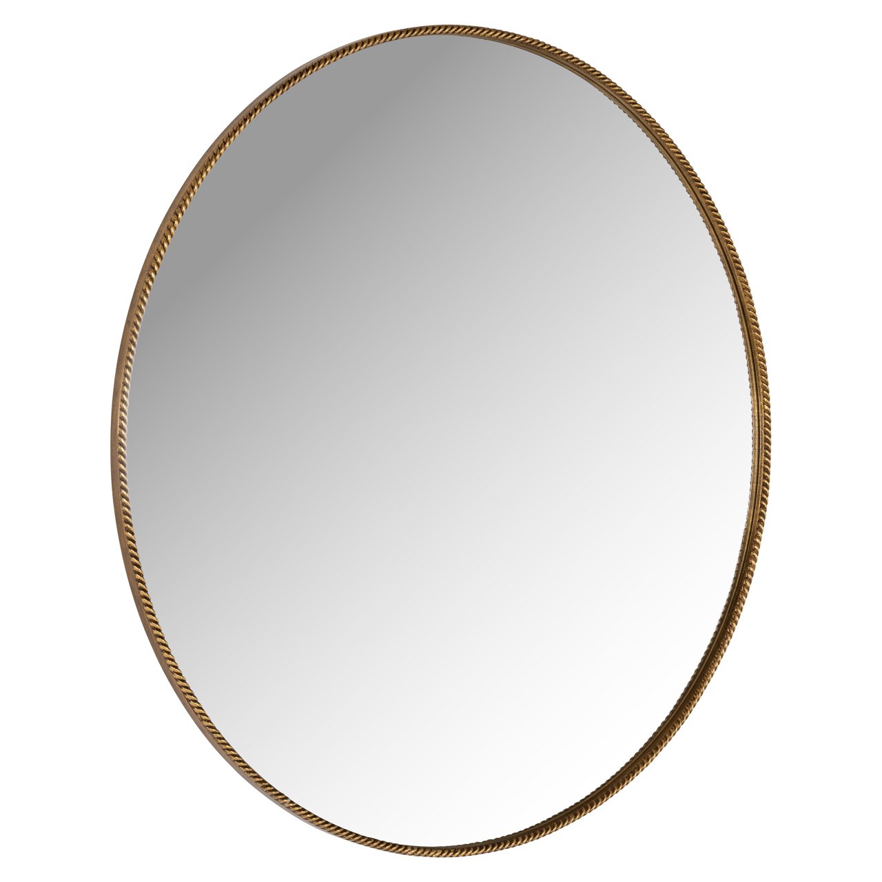 Oglindă Rotundă Lavinia Gold 90 Cm | Design Elegant