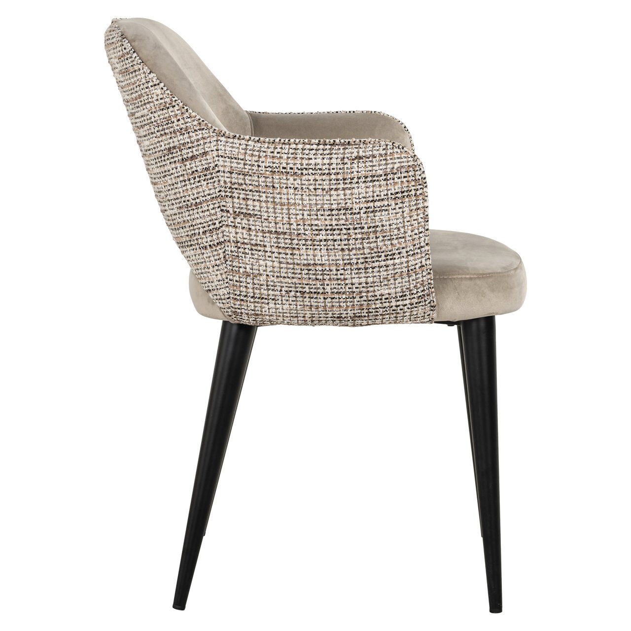 Scaun Dining Giovanna Trendy Nature – khaki velvet ignifug