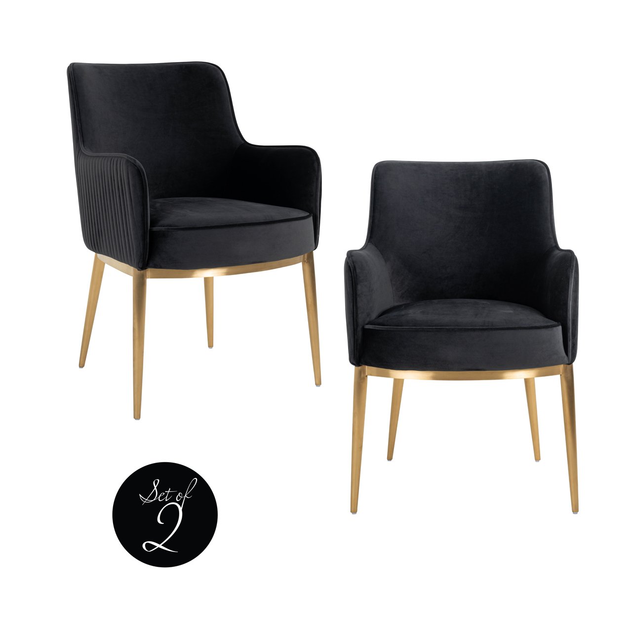 Set 2 Scaune Dining Breeze Quartz Anthracite Ignifuge – Confort și Eleganță