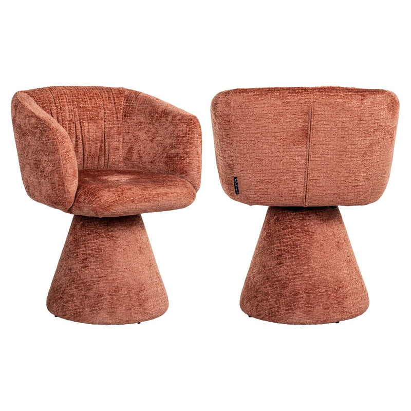 Scaun Dining Madeline Blush Fusion Rotativ – modern