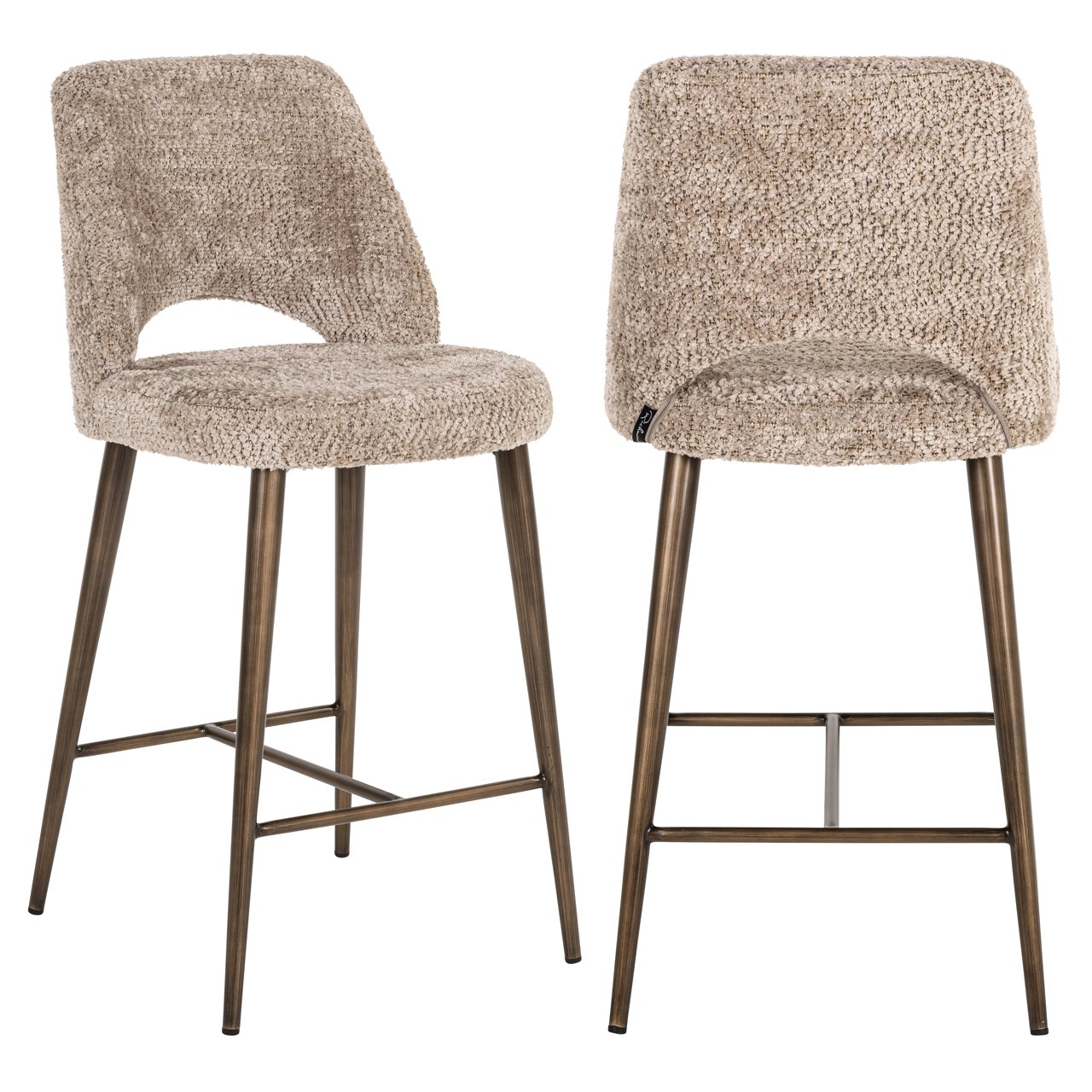 Counter Stool Delphine Lovely Nature Fire Retardant