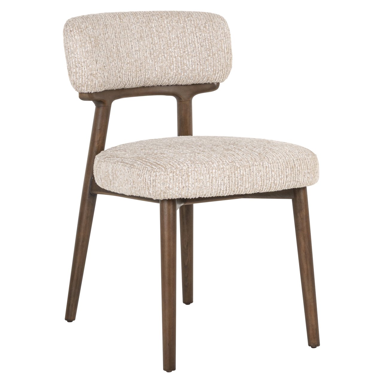 Dining Chair Basker Natural Linear (Set Of 2)