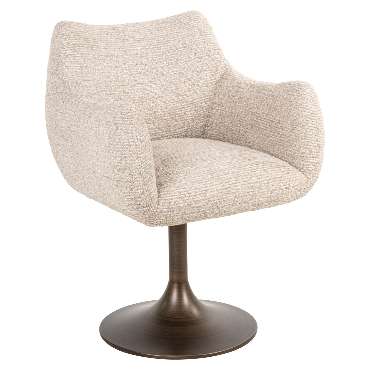 Scaunul De Masă Aldo, Rotativ Natural, Liniar – stylish comfortable seating