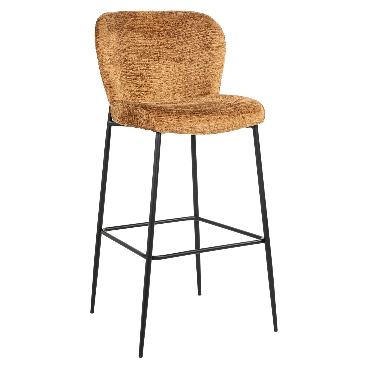 Bar Stool Darby Cognac Fusion – Scaun de Bar Modern și Elegant