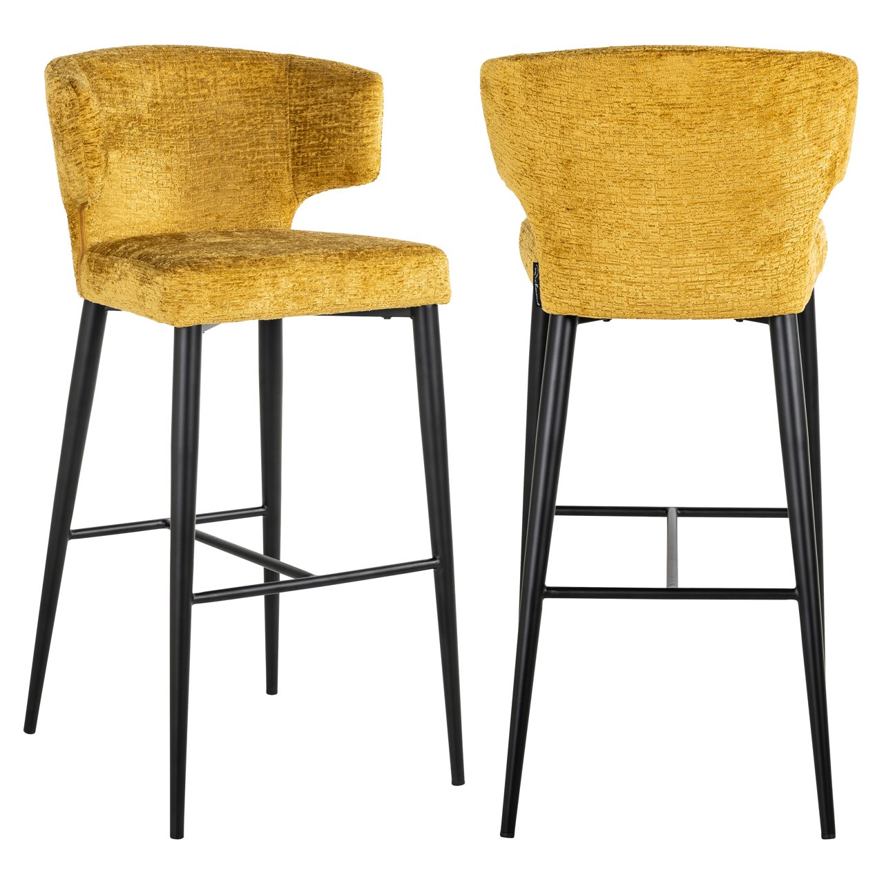 Bar Stool Taylor Mustard Fusion – scaun de bar elegant și confortabil