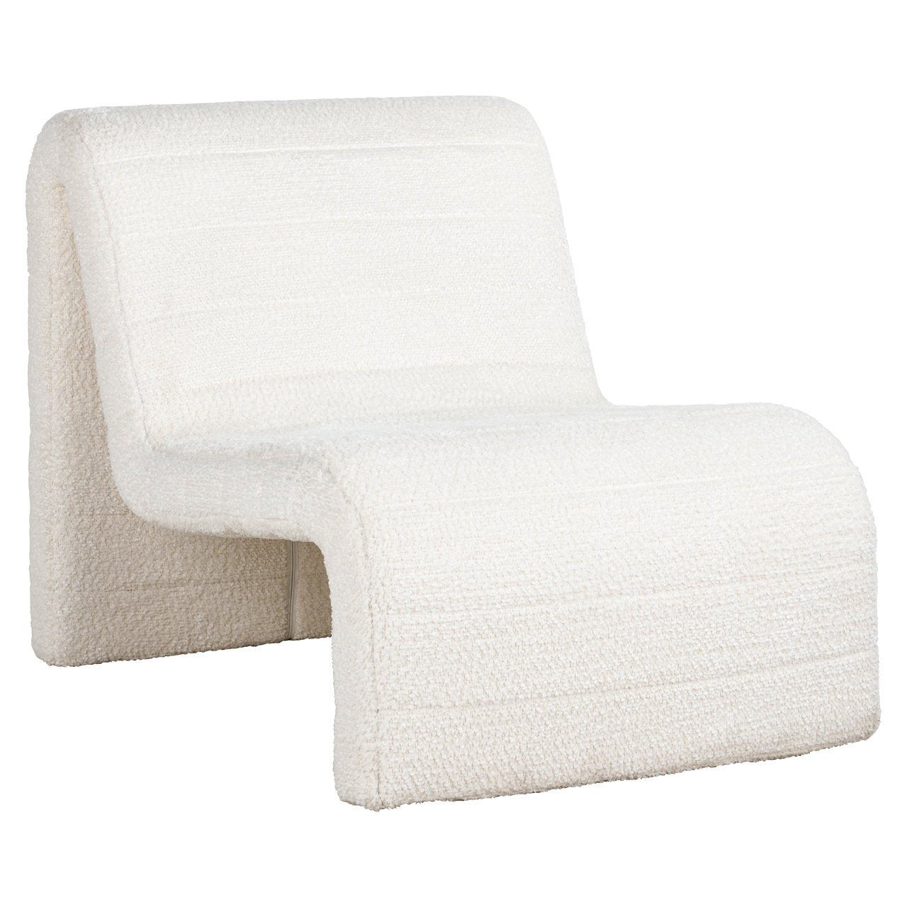 Lounge Chair Kelly Lovely White