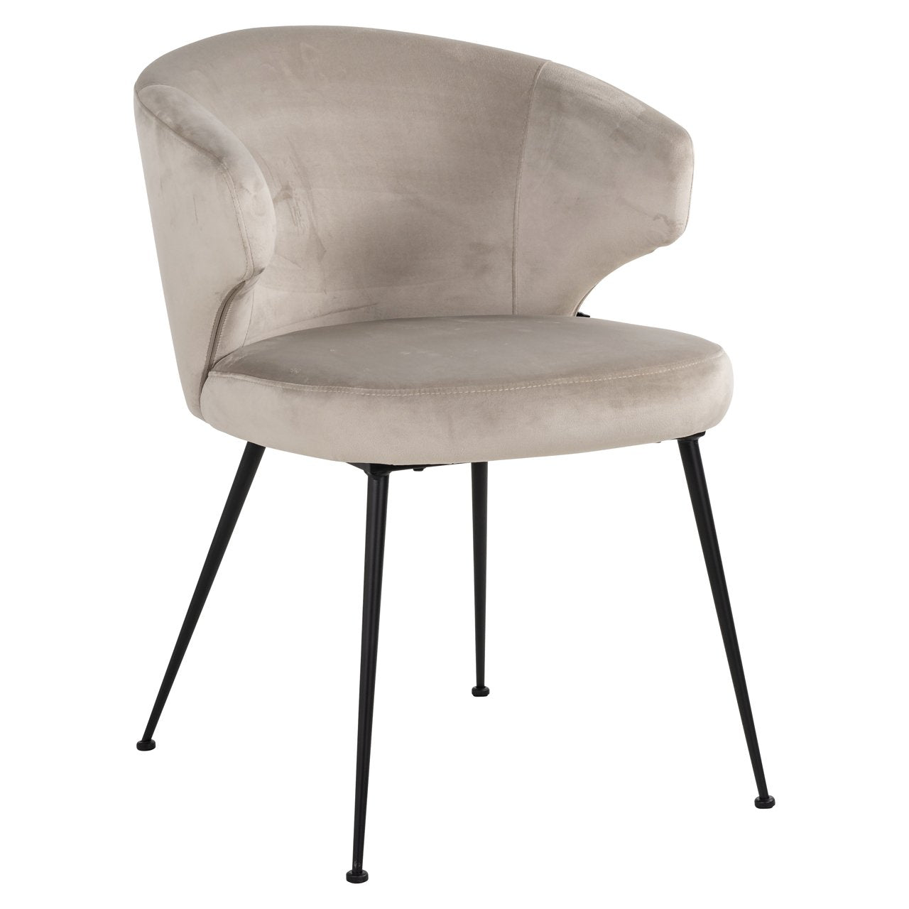 Dining Chair Xandra Khaki Velvet – Scaun Elegant și Confortabil