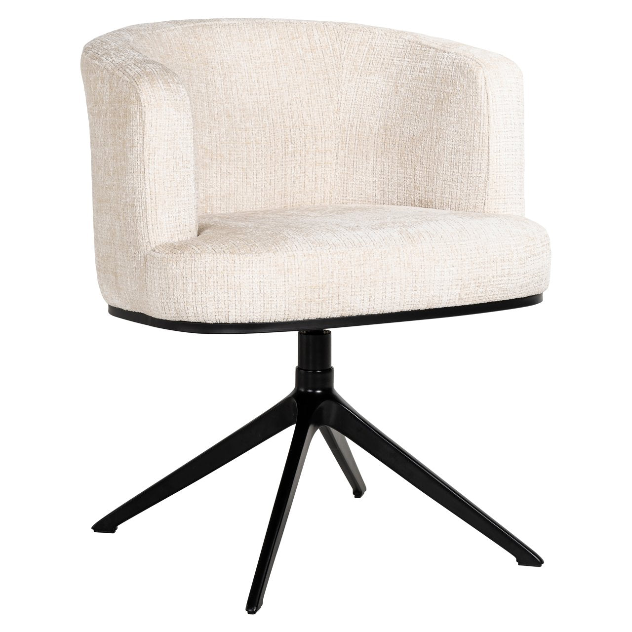 Scaun Dining Cheyenne Niagara Beige – fotoliu dining rotativ elegant