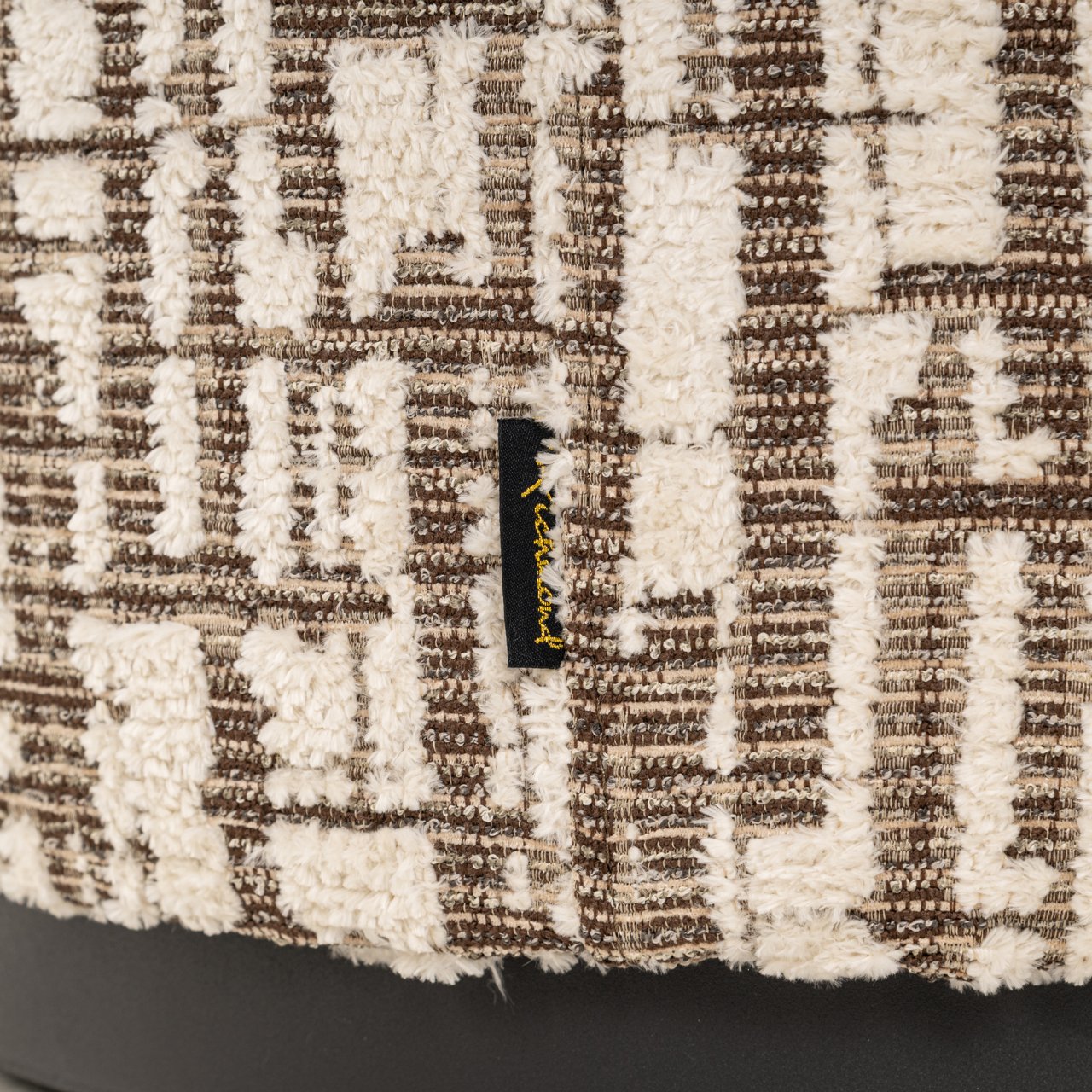 Pouf e poggiapiedi Lexie Cream 45ø