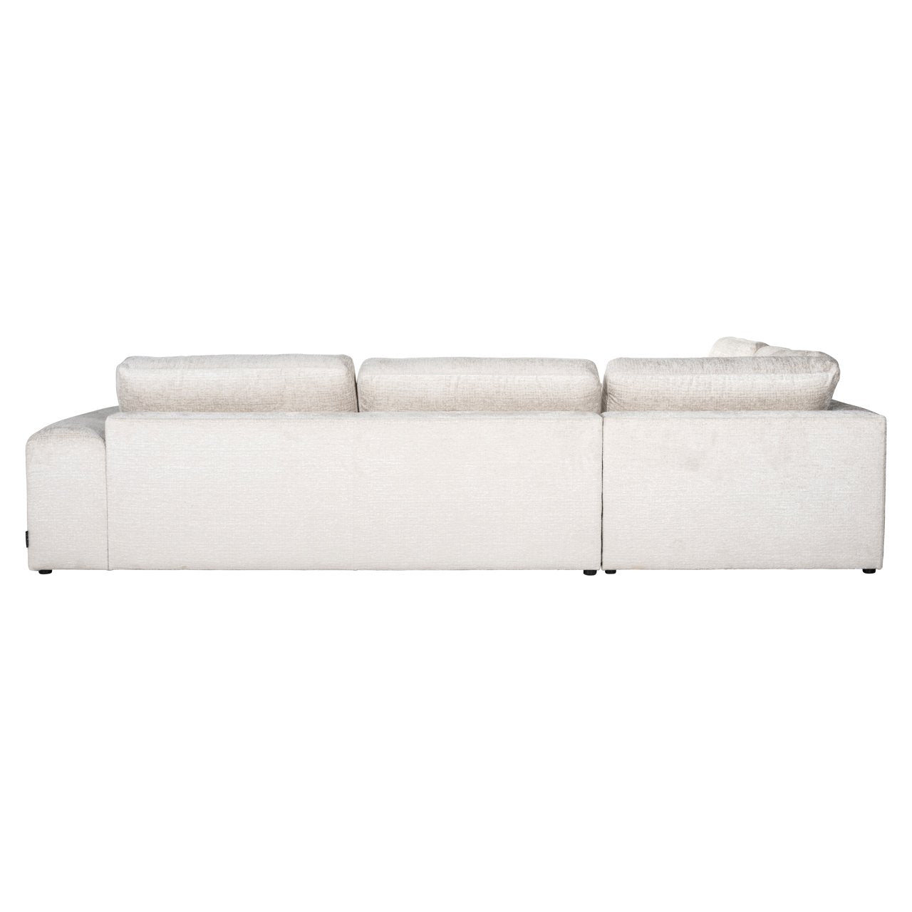 Sofa Lund Cream Fusion 3 Seater + Ottoman Left