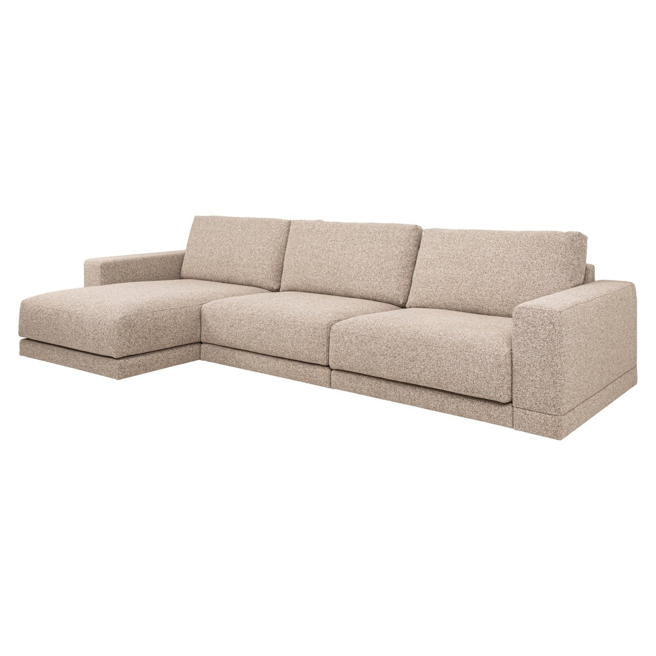 Sofa Trentino Cayenne Brown 3,5 Seater + Lounge Left Or Right