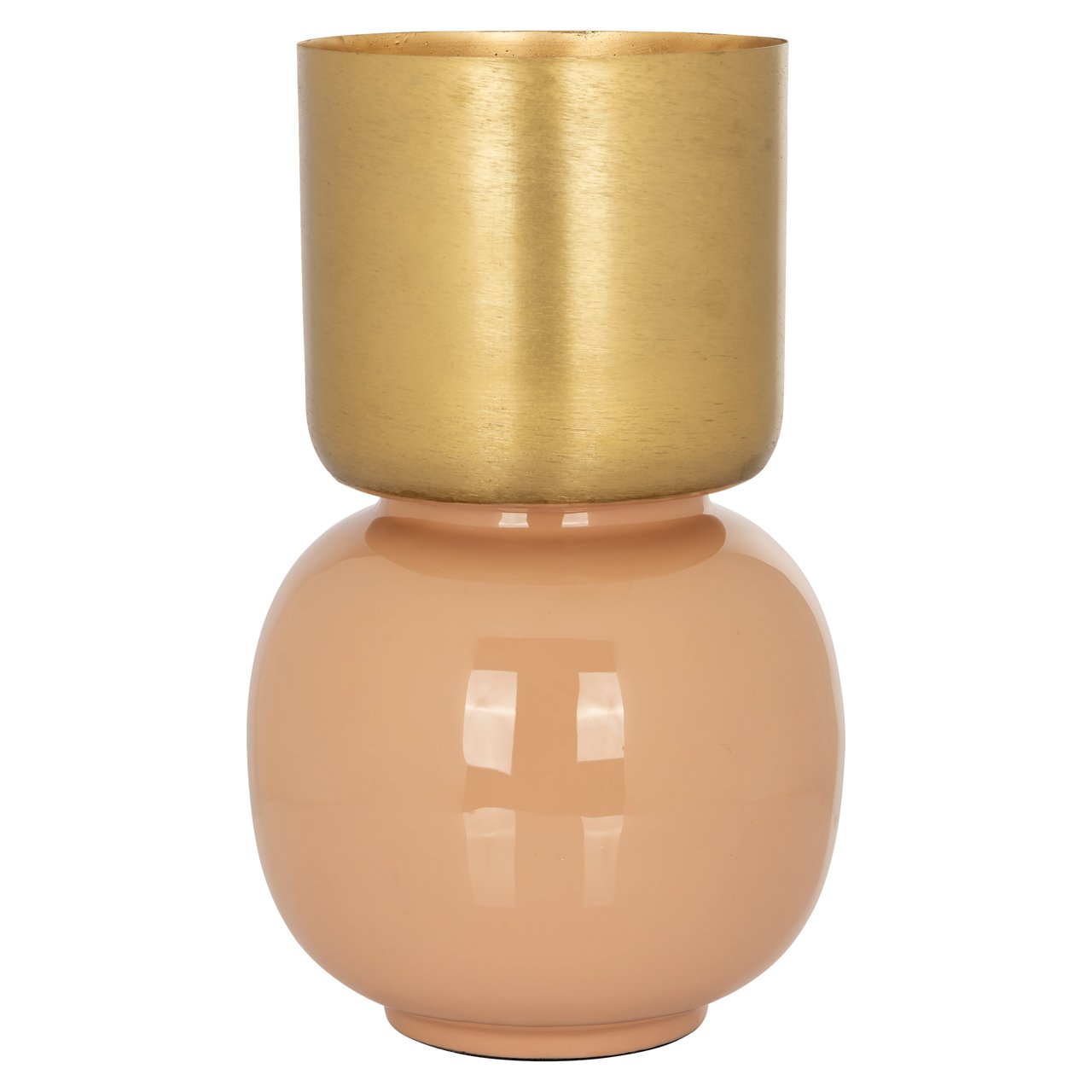 Vaso Calla oro spazzolato