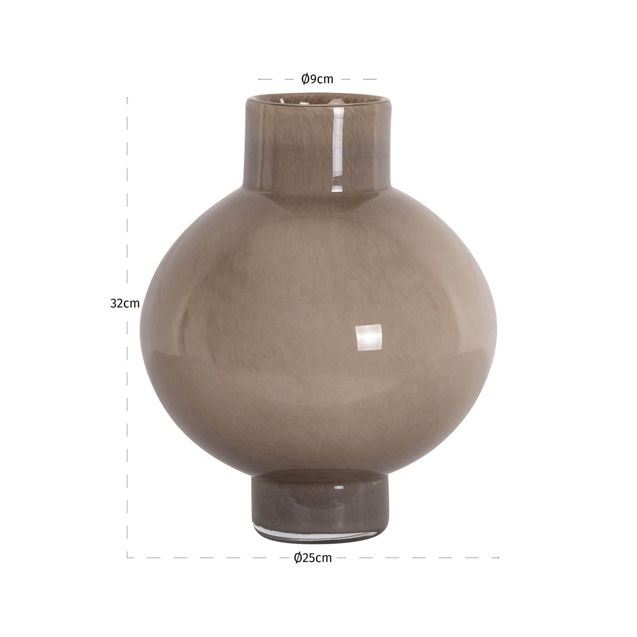 Vază Mică Celina Brown | Accesoriu Elegant
