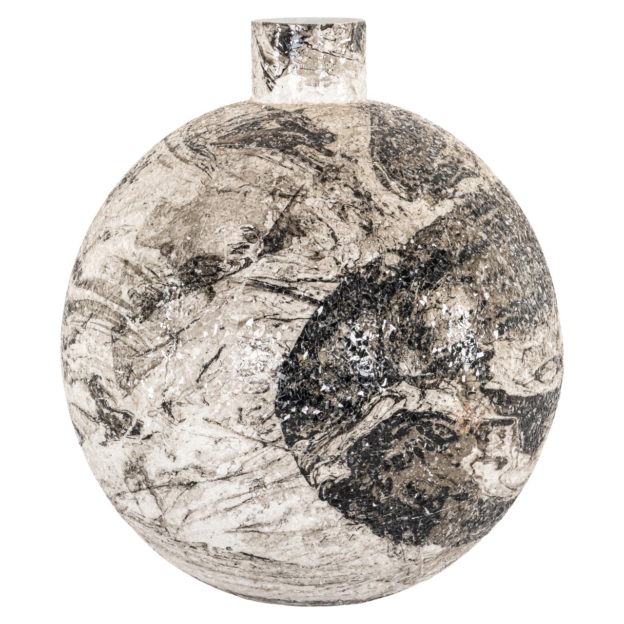 Vase Delisha Black/White