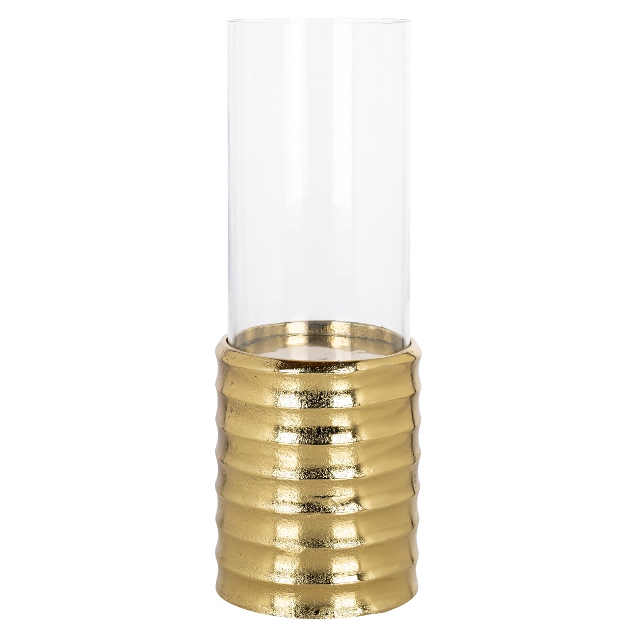 Portacandele grande Bodil Gold - Design classico