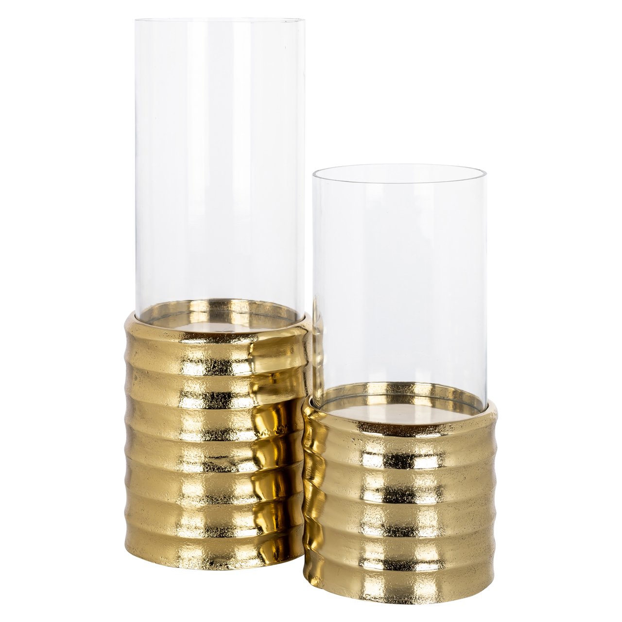 Portacandele grande Bodil Gold - Design classico