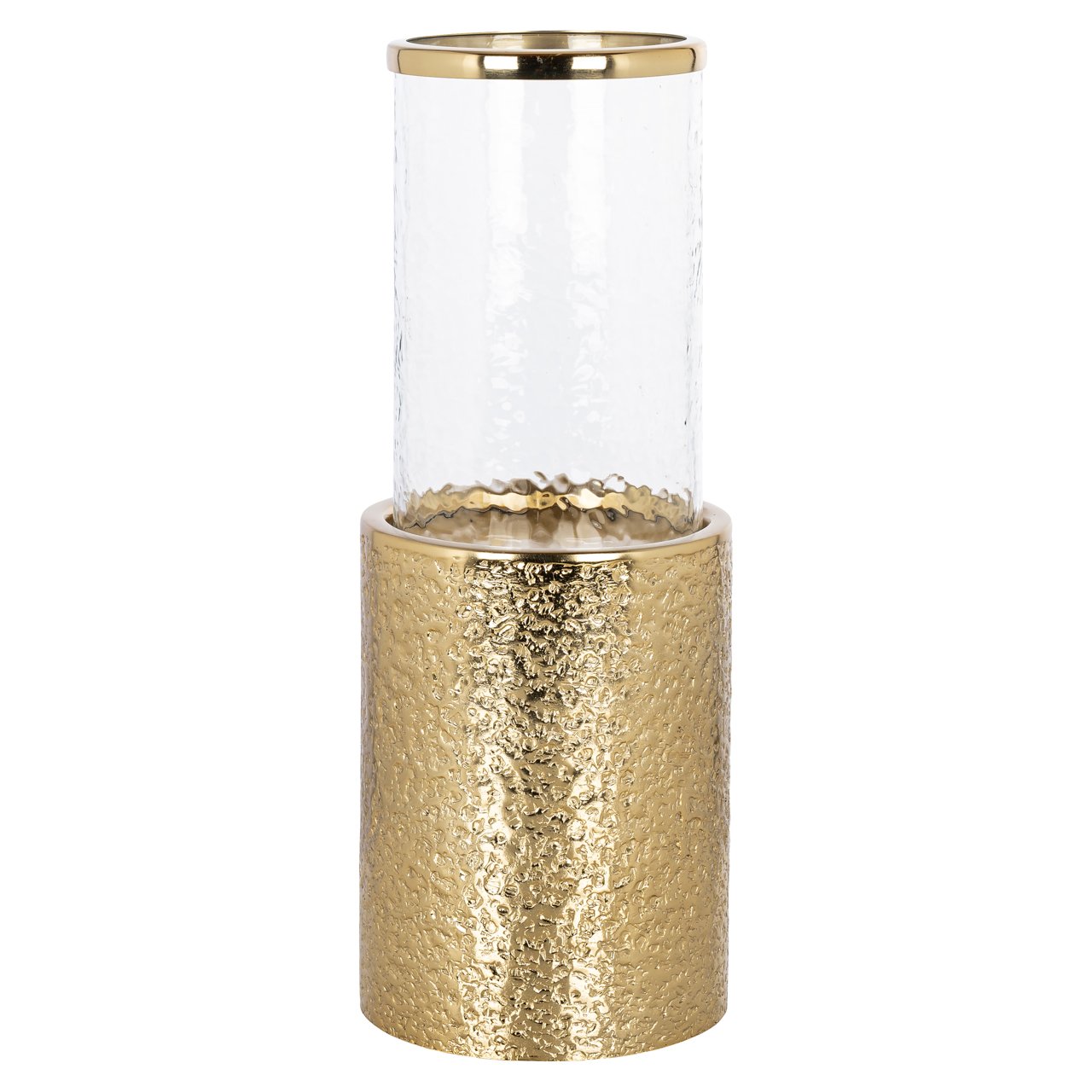 Portacandele grande Marlou Gold - Design moderno