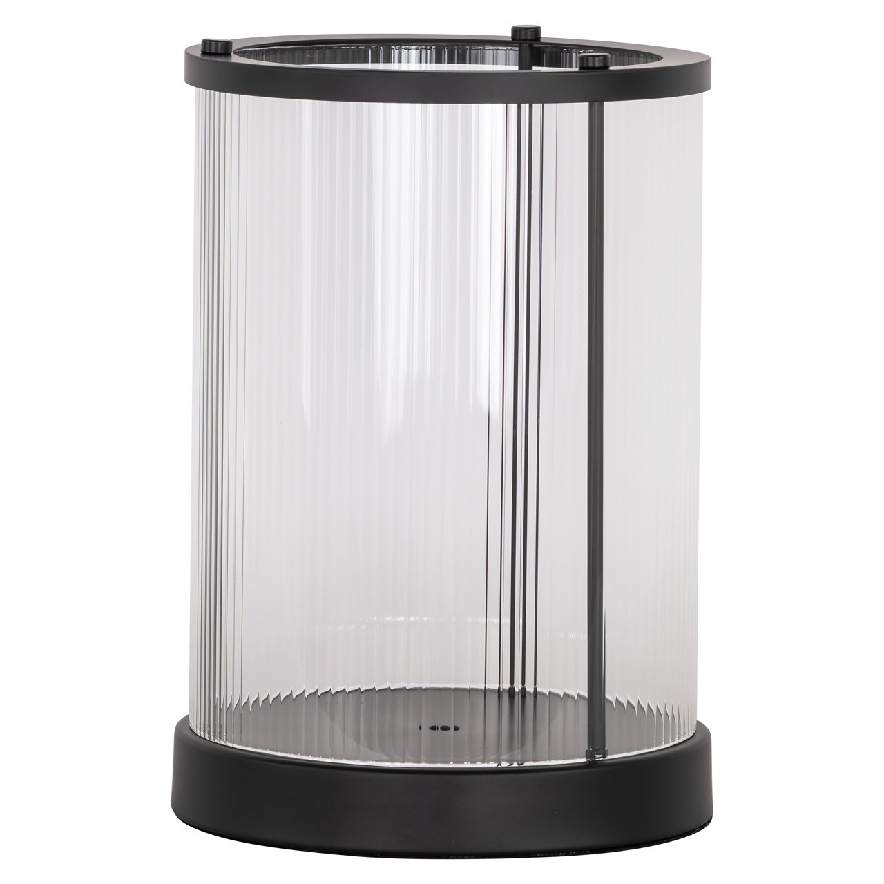 Suport Lumanari Hurricane Dayene Negru | Mic | Modern