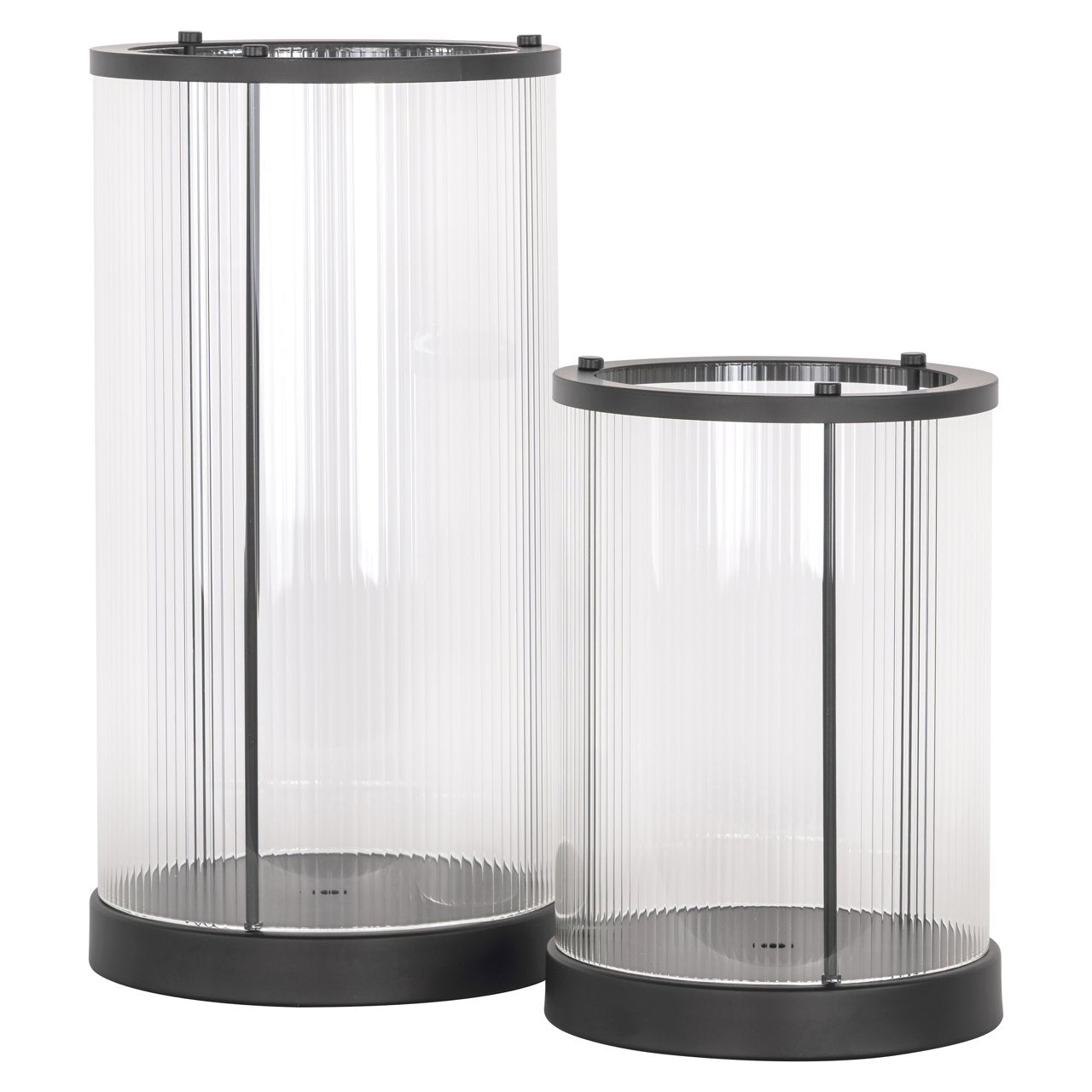 Suport Lumanari Hurricane Dayene Negru | Mare | Modern