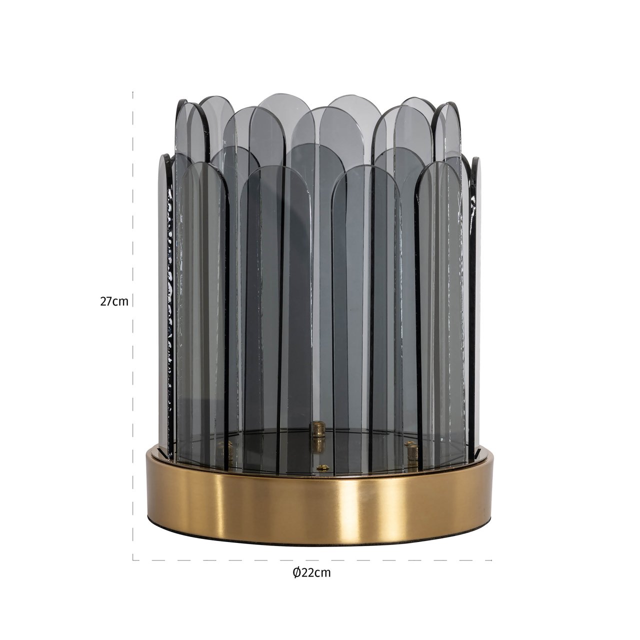 Portacandele Hurricane Daisey Smoke | Piccolo