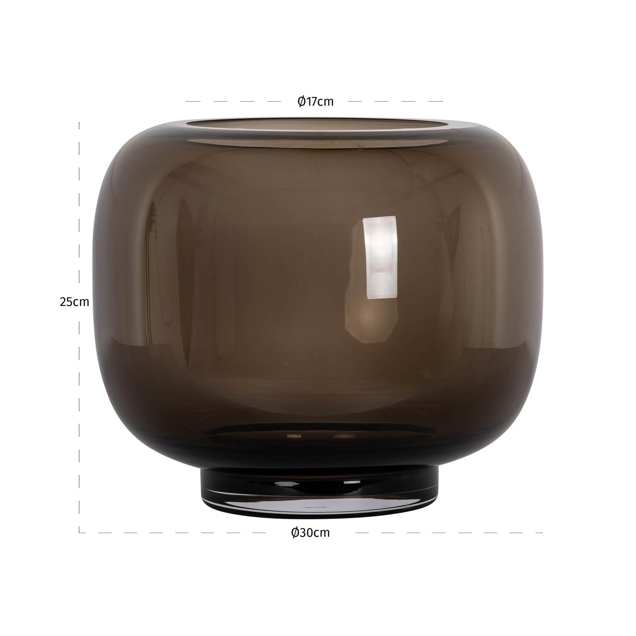 Suport Lumanari Hurricane Rowen Maro | Decor Rustic | Masa | Living