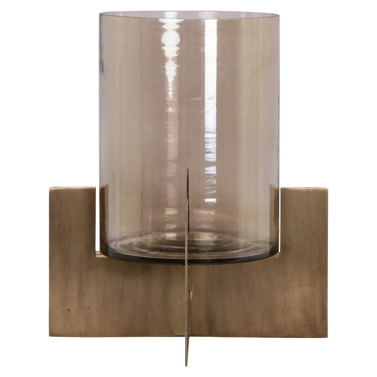 Suport Lumanari Hurricane Resa Auriu | Dimensiune Mare