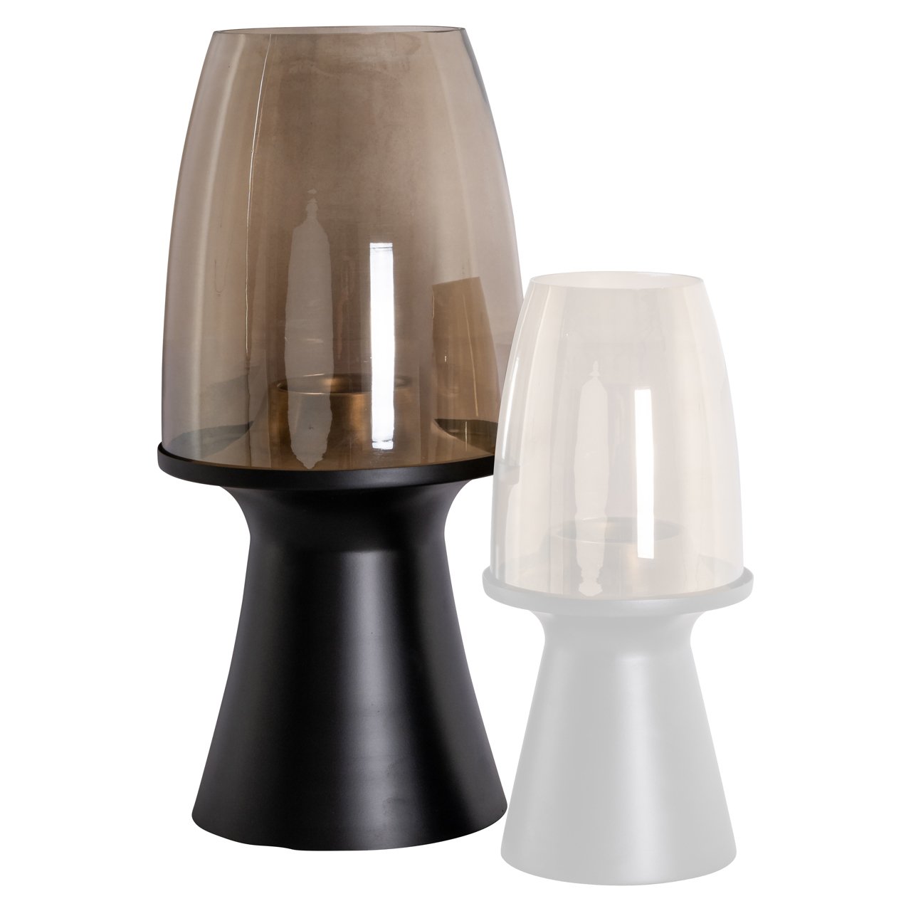 Suport Lumanari Hurricane Vienna Negru | Dimensiune Mare