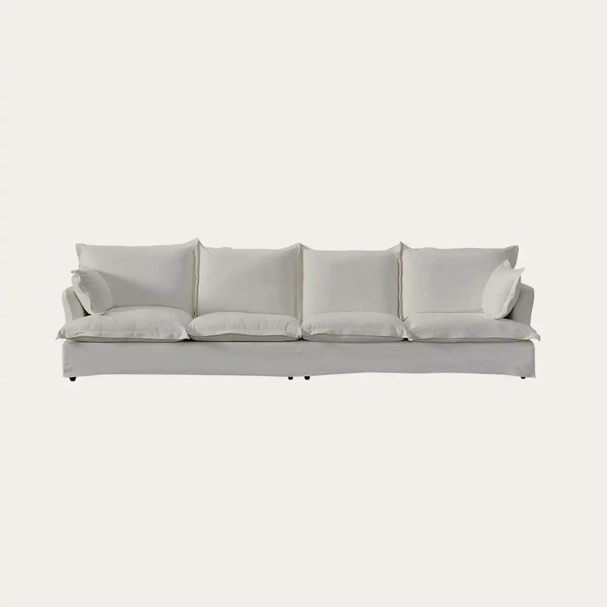 Canapea 4 Locuri Alfieri - 350x115x75 cm, Crem Poza,  Design modern și elegant
