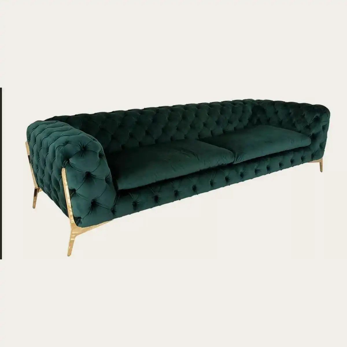 Canapea Aston 3 Locuri – Catifea Crem