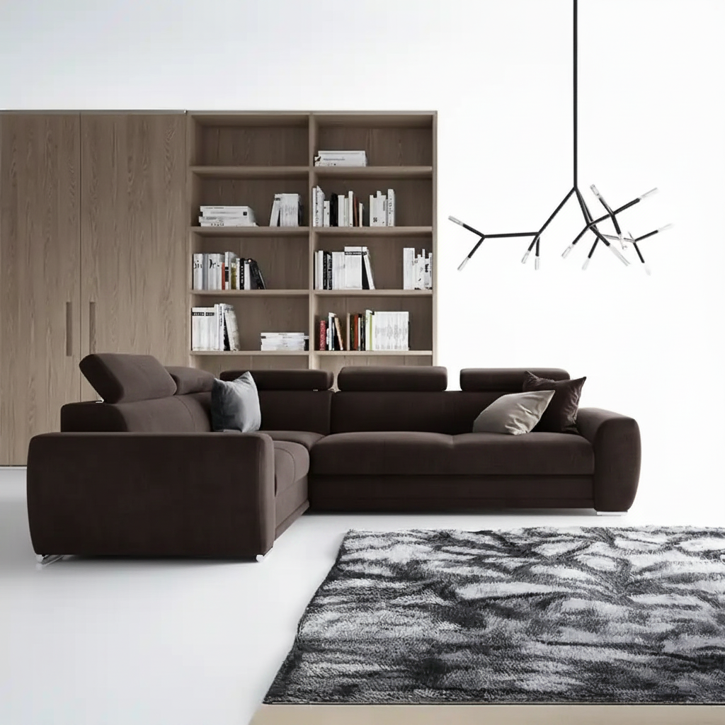 Divano angolare Moon: eleganza e comfort moderno per il soggiorno