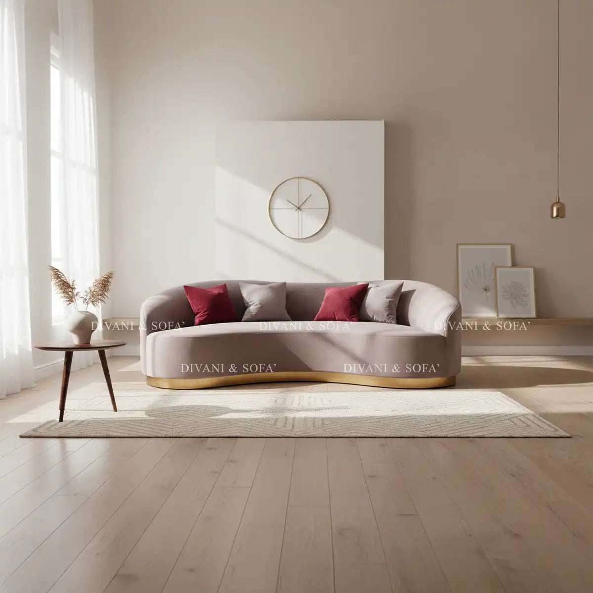 3L OMNIA sofa with armrests