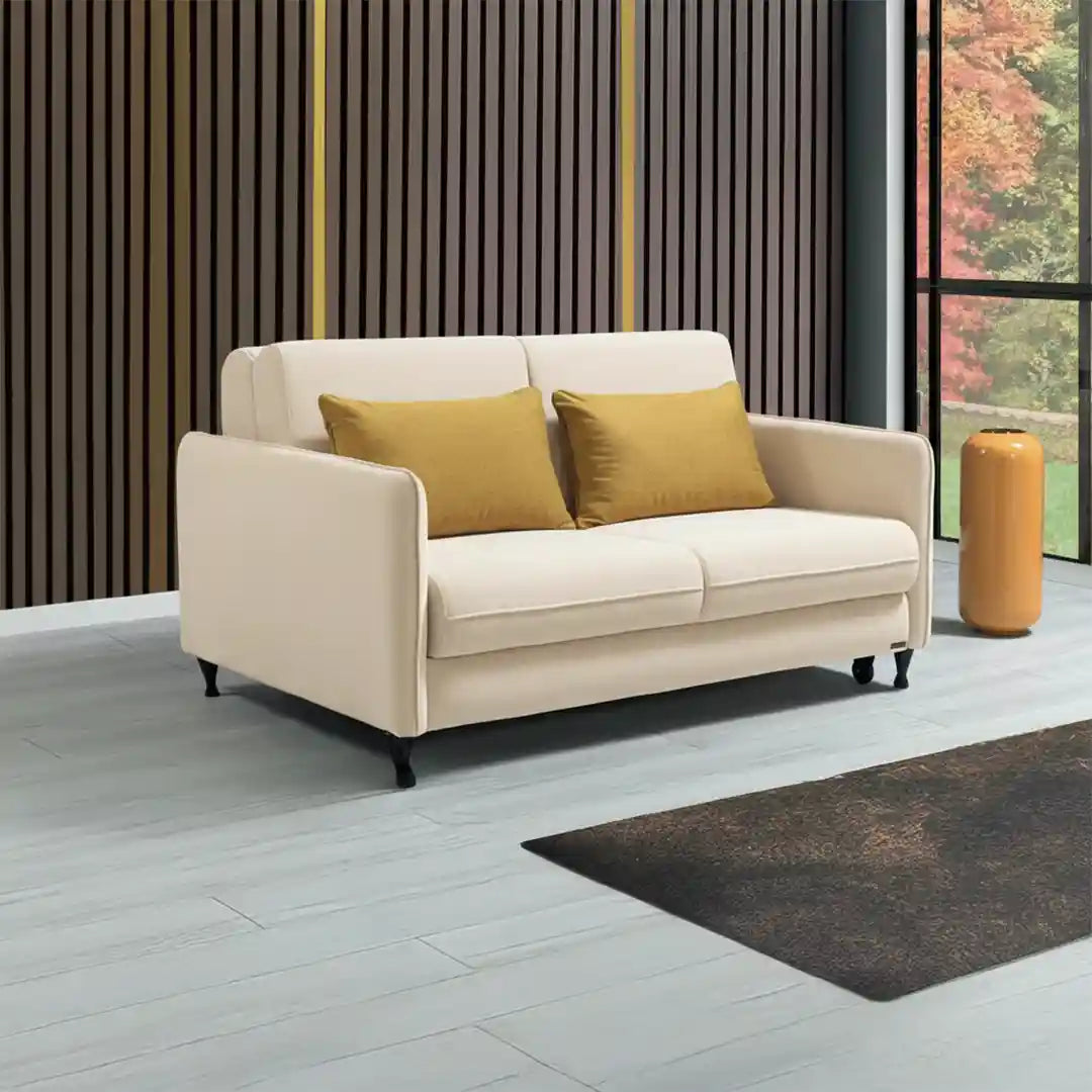 Canapele Extensibila Siena 2L - 190 x 112 x 88 cm, Crem