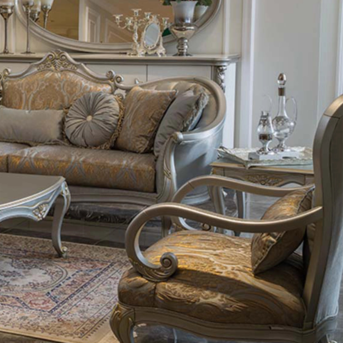 Divano Capella Silver 2L 