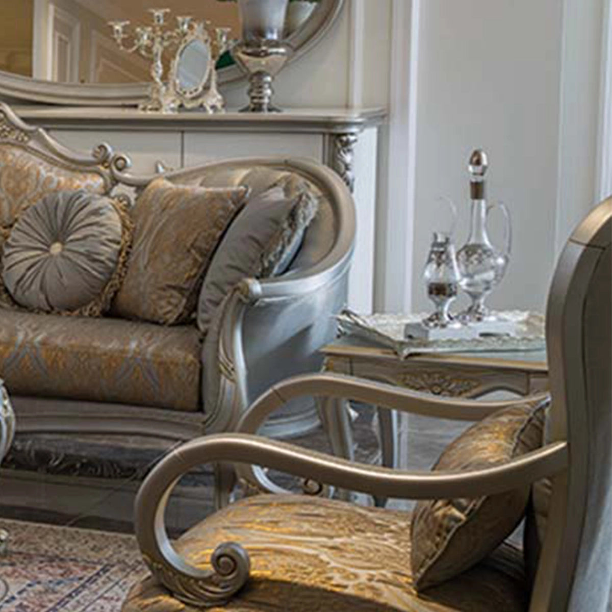 Tavolino Capella Silver 