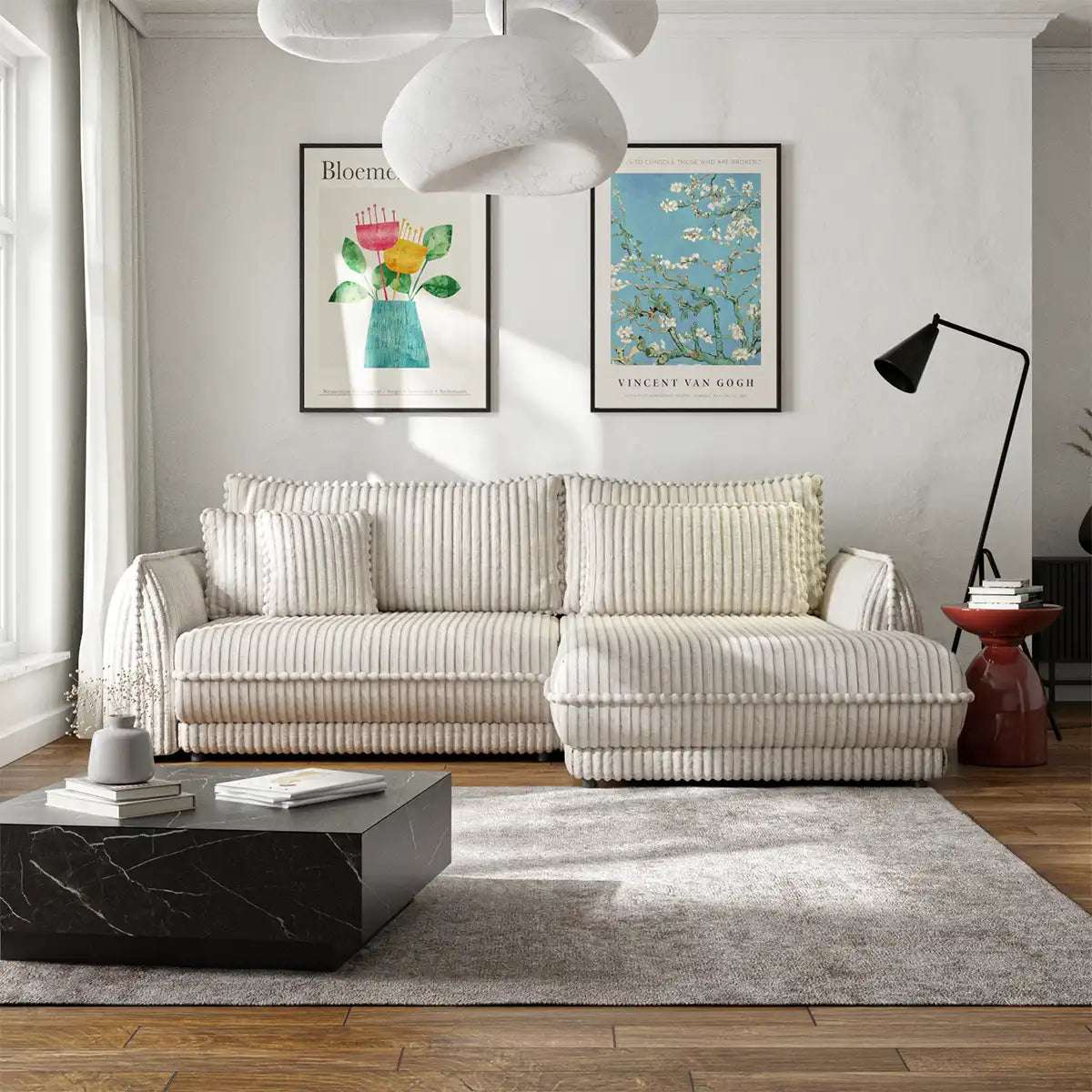 Coltar Extensibil Pravio, 267x120/181x90 cm