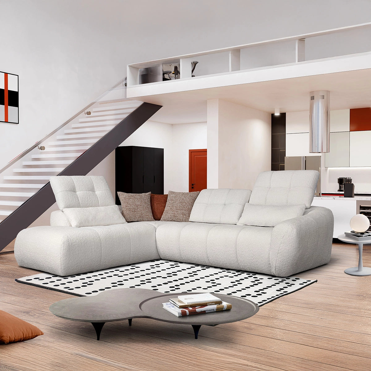 Colțar Lupin – Design generos și confort modern pentru living