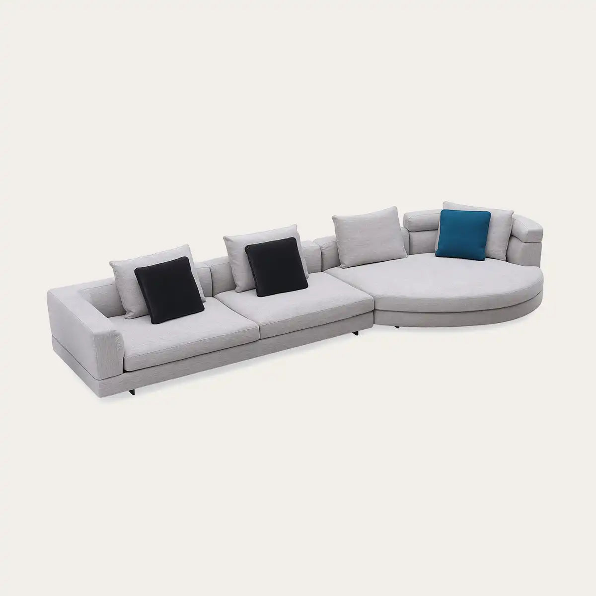 Coltar Olmo, gri cartifea, 436x164x77 cm