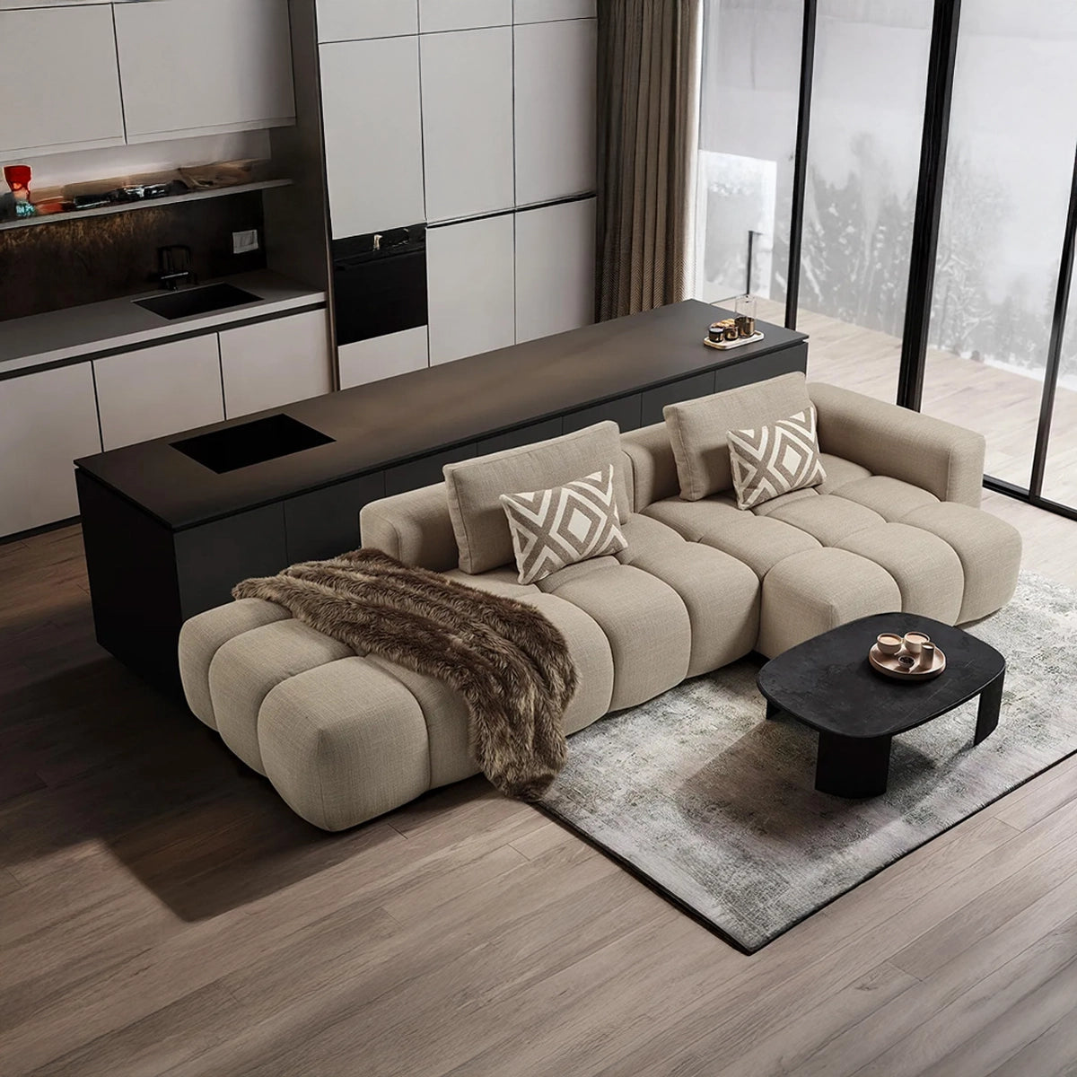 Colțar COMODINO – Confort modern și design elegant pentru living