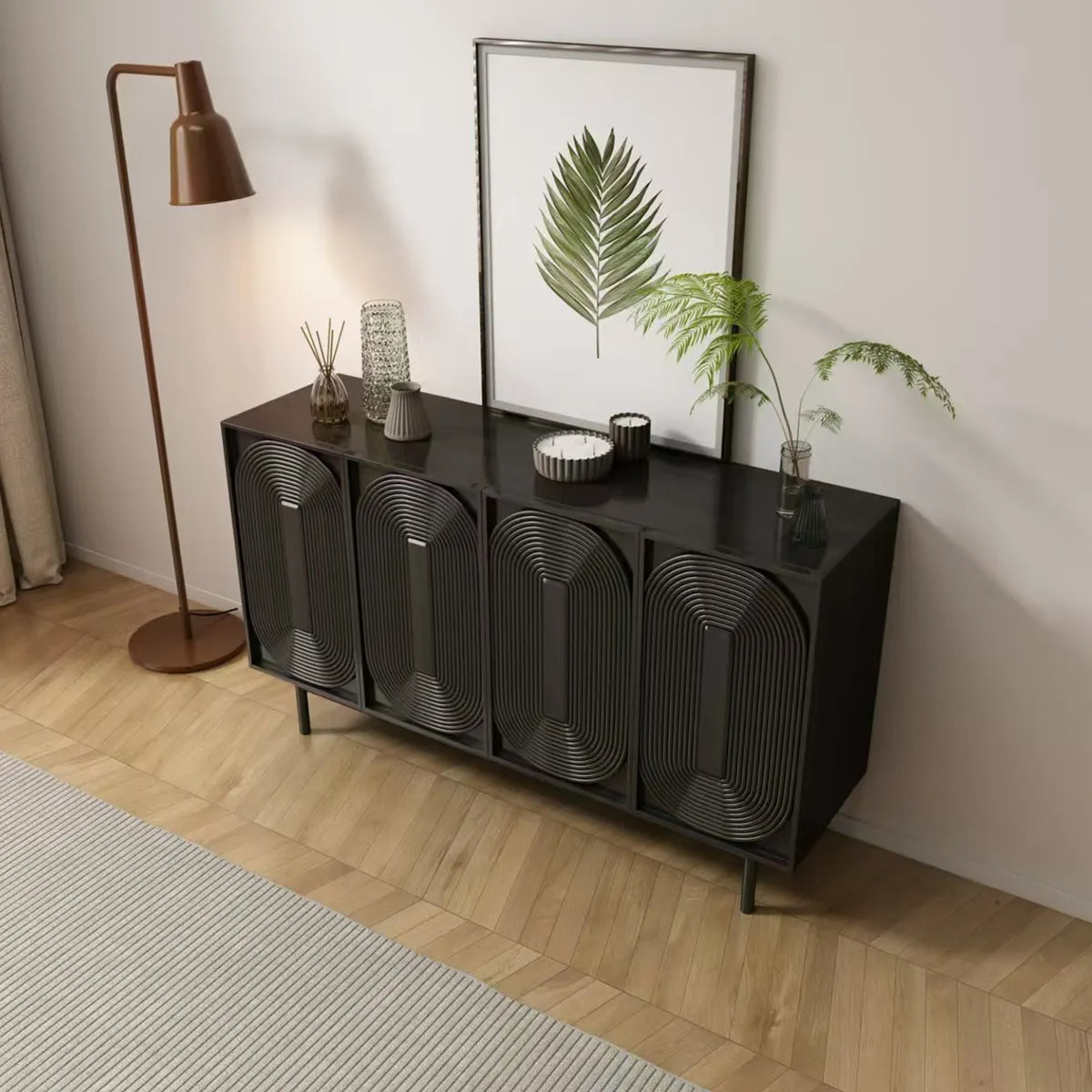 Comoda Rack Comodă Dark – comodă modernă pentru living