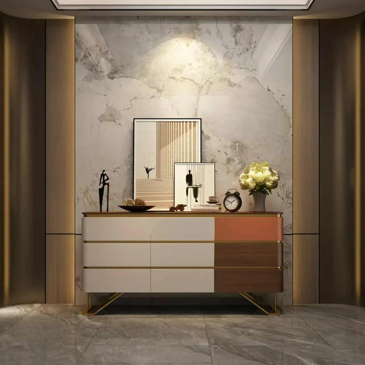 Comode Eleg din lemn – design elegant și natural