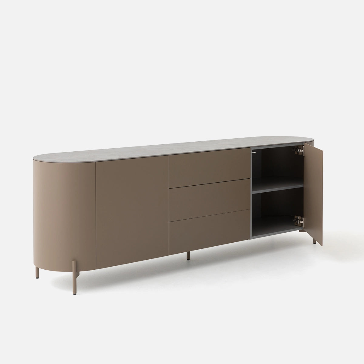 Comoda Vinci – Ceramic si Structura Metalica