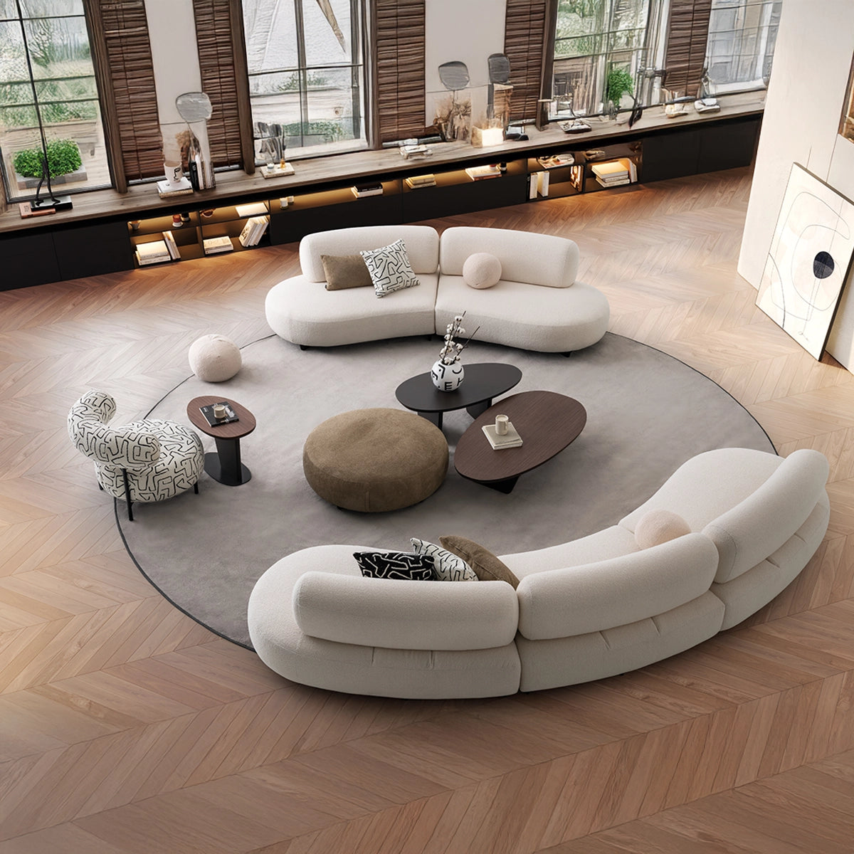 Calore Compositions – Comfort ed eleganza modulari per il soggiorno