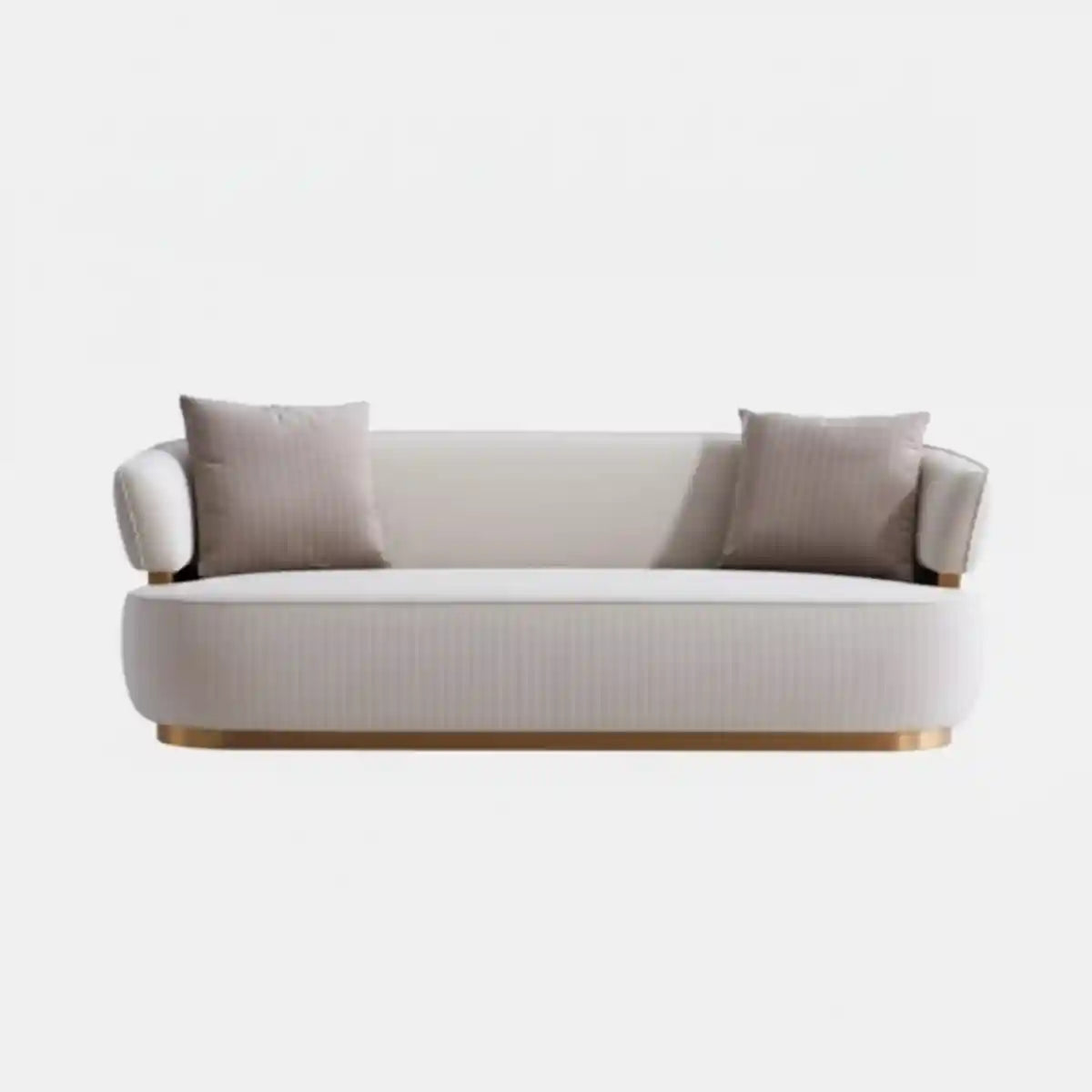 Canapea Elie 3 Locuri, Crem, 207x100x84 cm
