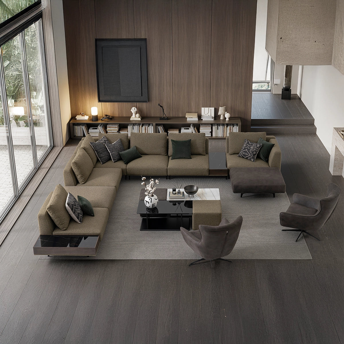 Compoziții Loft – eleganță și versatilitate pentru living