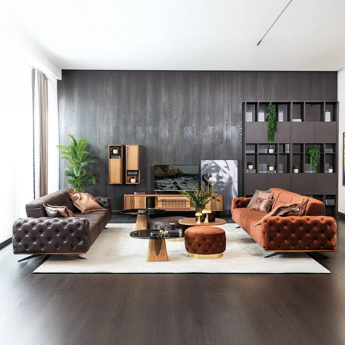 Composizione Vivere – Stile e Comfort per un Soggiorno Elegante