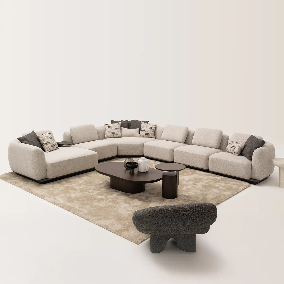 Canapea și fotoliu modular Loco – Confort ergonomic și design modern