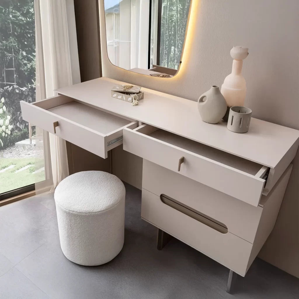 CASSETTIERA DA LETTO CON SPECCHIO SORENO