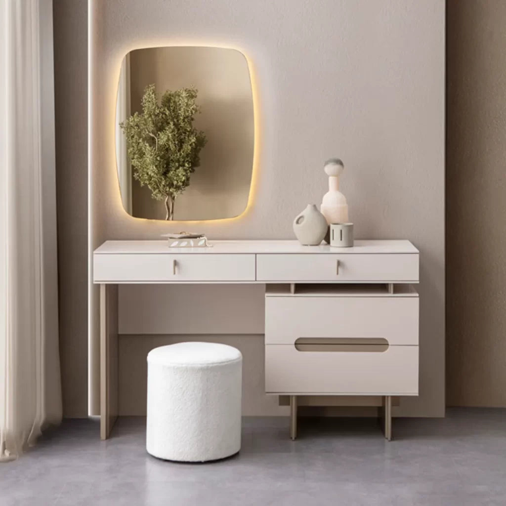 CASSETTIERA DA LETTO CON SPECCHIO SORENO