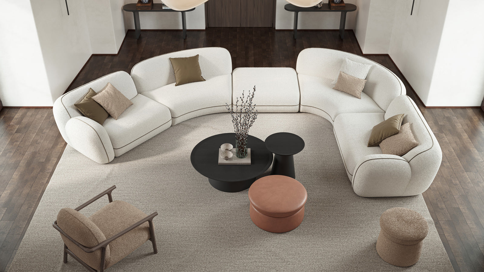 Taburet Granata – Confort și stil pentru living